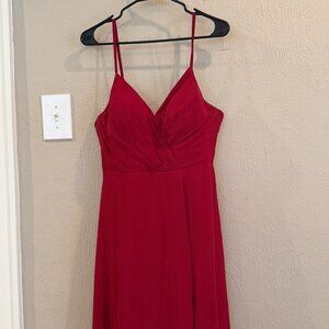 Azazie Everleigh in Burgundy